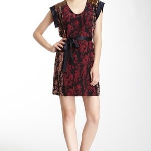 French connection silk dress